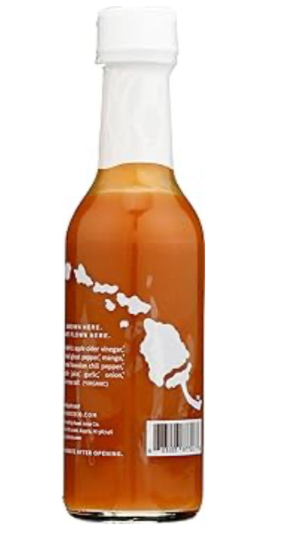 Kauai Juice Co Fermented Mango Garlic Ghost Hot Sauce, 5 FZ
