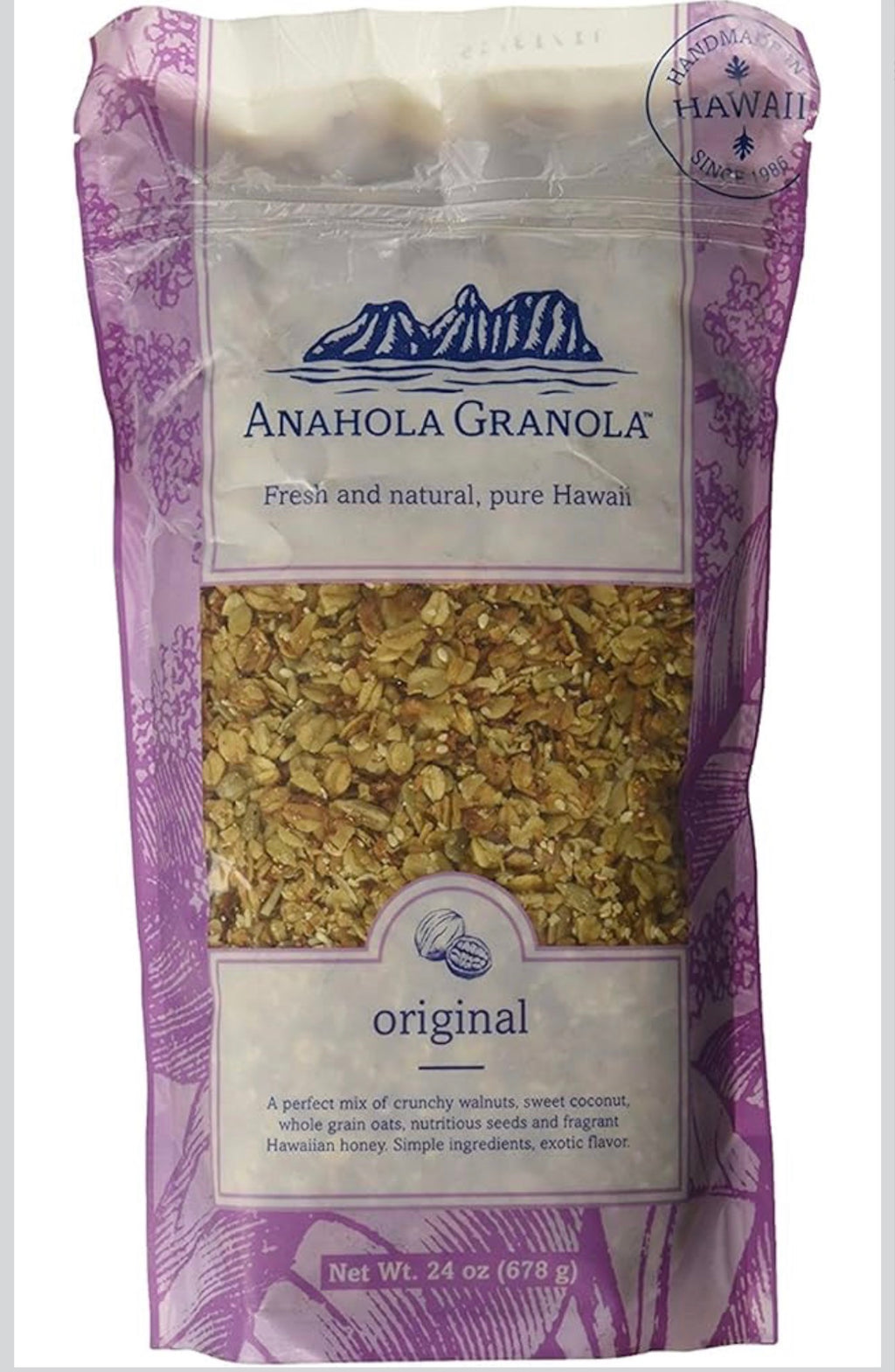 Anahola Granola Hawaiian Wheat-free Natural Granola, Original, 24-ounce